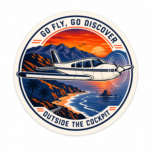 Outside the Cockpit – Adventure Sticker
